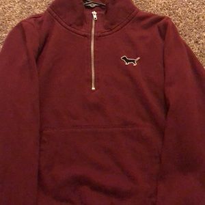 VICTORIA SECRET PINK ZIP UP PULL OVER